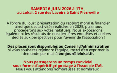 Assemblée générale – Bilan 2025